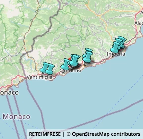 Mappa , 18038 Sanremo IM, Italia (9.53643)