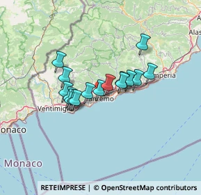 Mappa , 18038 Sanremo IM, Italia (9.79938)