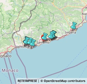 Mappa , 18038 Sanremo IM, Italia (9.97545)