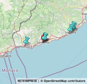 Mappa , 18038 Sanremo IM, Italia (36.75846)