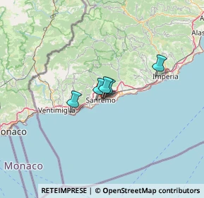 Mappa , 18038 Sanremo IM, Italia (55.58583)