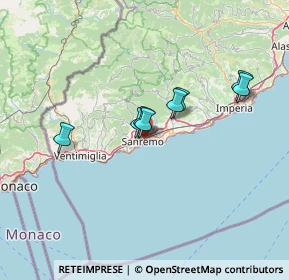 Mappa , 18038 Sanremo IM, Italia (32.37615)