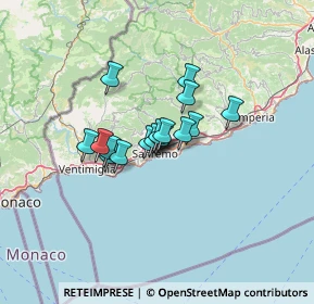 Mappa , 18038 Sanremo IM, Italia (8.07688)