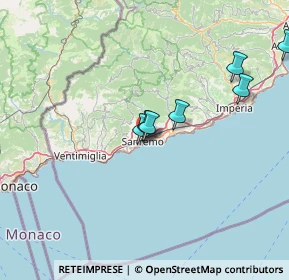 Mappa , 18038 Sanremo IM, Italia (32.74636)