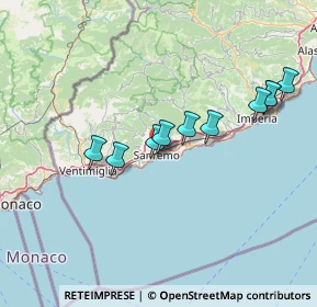 Mappa , 18038 Sanremo IM, Italia (19.22818)