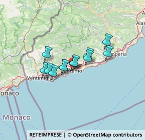 Mappa , 18038 Sanremo IM, Italia (8.75583)