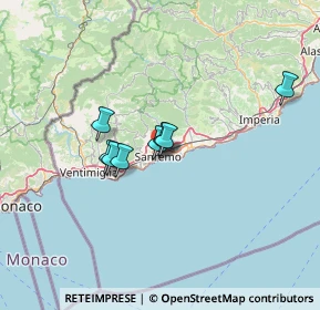 Mappa , 18038 Sanremo IM, Italia (33.64467)