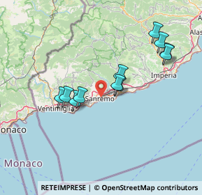 Mappa , 18038 Sanremo IM, Italia (13.62182)