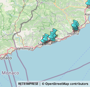 Mappa , 18038 Sanremo IM, Italia (21.23071)