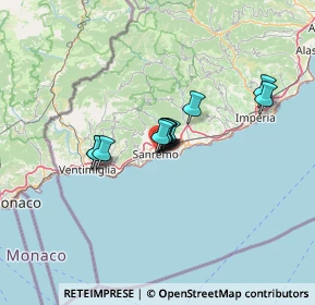 Mappa , 18038 Sanremo IM, Italia (7.92333)