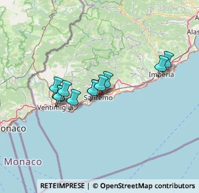 Mappa , 18038 Sanremo IM, Italia (10.56182)