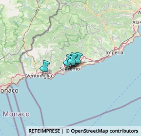 Mappa , 18038 Sanremo IM, Italia (24.70273)