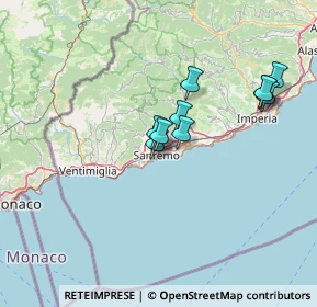 Mappa , 18038 Sanremo IM, Italia (19.16917)