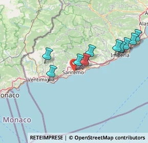 Mappa , 18038 Sanremo IM, Italia (20.32333)