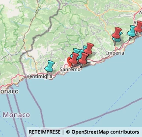 Mappa , 18038 Sanremo IM, Italia (12.2325)