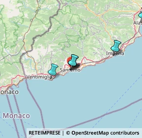 Mappa , 18038 Sanremo IM, Italia (24.84714)
