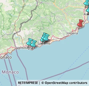 Mappa , 18038 Sanremo IM, Italia (24.59333)