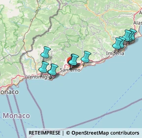 Mappa , 18038 Sanremo IM, Italia (13.77231)