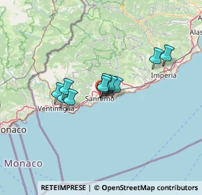 Mappa , 18038 Sanremo IM, Italia (8.98545)