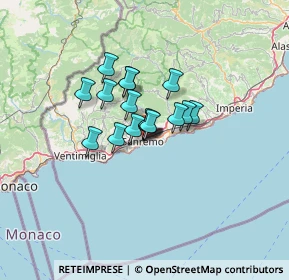 Mappa , 18038 Sanremo IM, Italia (7.55059)