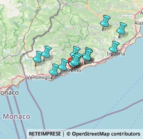 Mappa , 18038 Sanremo IM, Italia (9.63714)