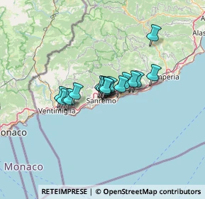 Mappa , 18038 Sanremo IM, Italia (7.74529)