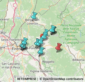 Mappa Via 25 Aprile, 50068 Rufina FI, Italia (10.604)