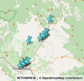 Mappa Via 25 Aprile, 50068 Rufina FI, Italia (3.82333)