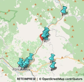 Mappa Via 25 Aprile, 50068 Rufina FI, Italia (4.34529)