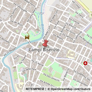 Mappa Via del Lavoro, 10, 50013 Campi Bisenzio, Firenze (Toscana)