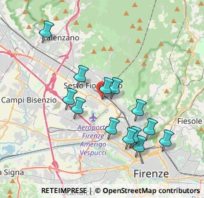 Mappa Croce Viola, 50019 Sesto Fiorentino FI, Italia (3.58462)