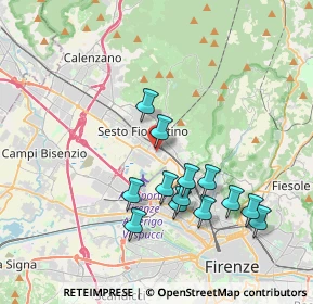 Mappa Croce Viola, 50019 Sesto Fiorentino FI, Italia (3.68077)