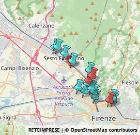 Mappa Via Petrosa 19 Centro Commerciale Sesto, 50019 Sesto Fiorentino FI, Italia (3.54933)