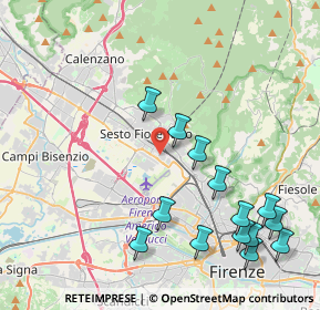 Mappa Via Petrosa 19 Centro Commerciale Sesto, 50019 Sesto Fiorentino FI, Italia (4.96143)