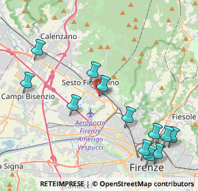 Mappa Via Petrosa 19 Centro Commerciale Sesto, 50019 Sesto Fiorentino FI, Italia (4.95167)