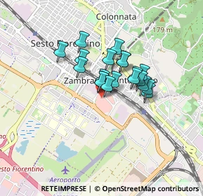 Mappa Via Petrosa 19 Centro Commerciale Sesto, 50019 Sesto Fiorentino FI, Italia (0.5855)