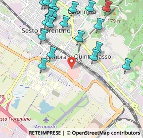 Mappa Via Petrosa 19 Centro Commerciale Sesto, 50019 Sesto Fiorentino FI, Italia (1.2635)