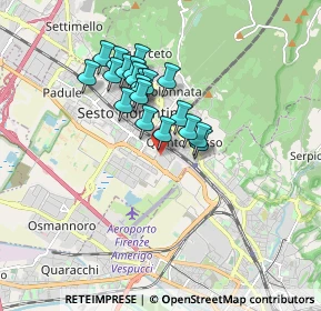 Mappa Croce Viola, 50019 Sesto Fiorentino FI, Italia (1.4095)