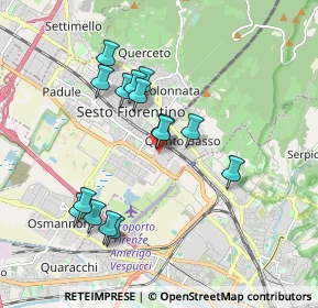 Mappa Croce Viola, 50019 Sesto Fiorentino FI, Italia (1.76733)