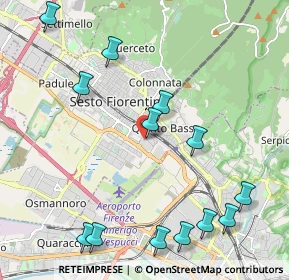 Mappa Croce Viola, 50019 Sesto Fiorentino FI, Italia (2.60615)
