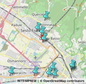 Mappa Via Petrosa 19 Centro Commerciale Sesto, 50019 Sesto Fiorentino FI, Italia (2.66417)