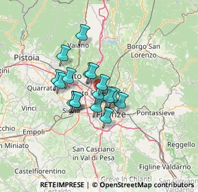 Mappa Via Petrosa 19 Centro Commerciale Sesto, 50019 Sesto Fiorentino FI, Italia (9.01706)
