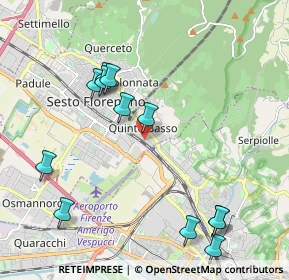 Mappa Via Sassaiola, 50019 Sesto Fiorentino FI, Italia (2.34083)