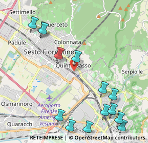 Mappa Via Sassaiola, 50019 Sesto Fiorentino FI, Italia (2.75714)