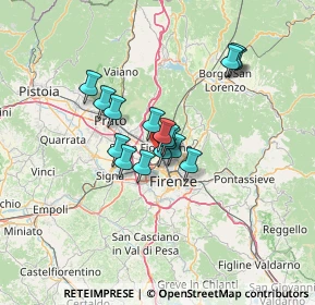 Mappa Via della Sassaiola, 50019 Sesto Fiorentino FI, Italia (9.47563)