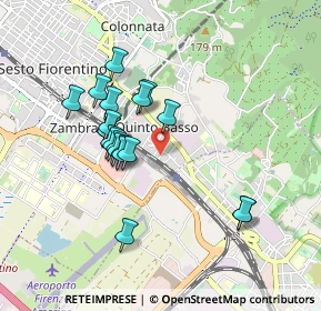 Mappa Via Sassaiola, 50019 Sesto Fiorentino FI, Italia (0.793)
