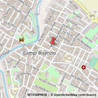 Mappa Via Francesco Ferrucci,  6, 50013 Campi Bisenzio, Firenze (Toscana)