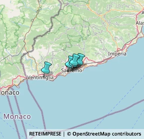 Mappa Via Z. Massa, 18038 Sanremo IM, Italia (24.70091)