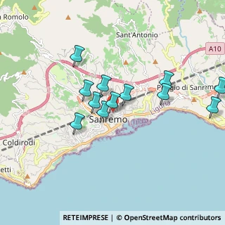 Mappa Via Z. Massa, 18038 Sanremo IM, Italia (1.67833)