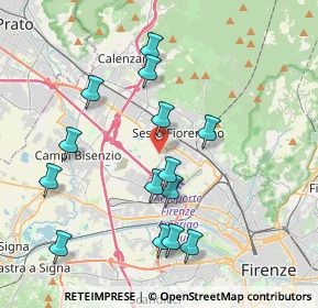 Mappa Via Pratese, 50019 Sesto Fiorentino FI, Italia (4.06857)